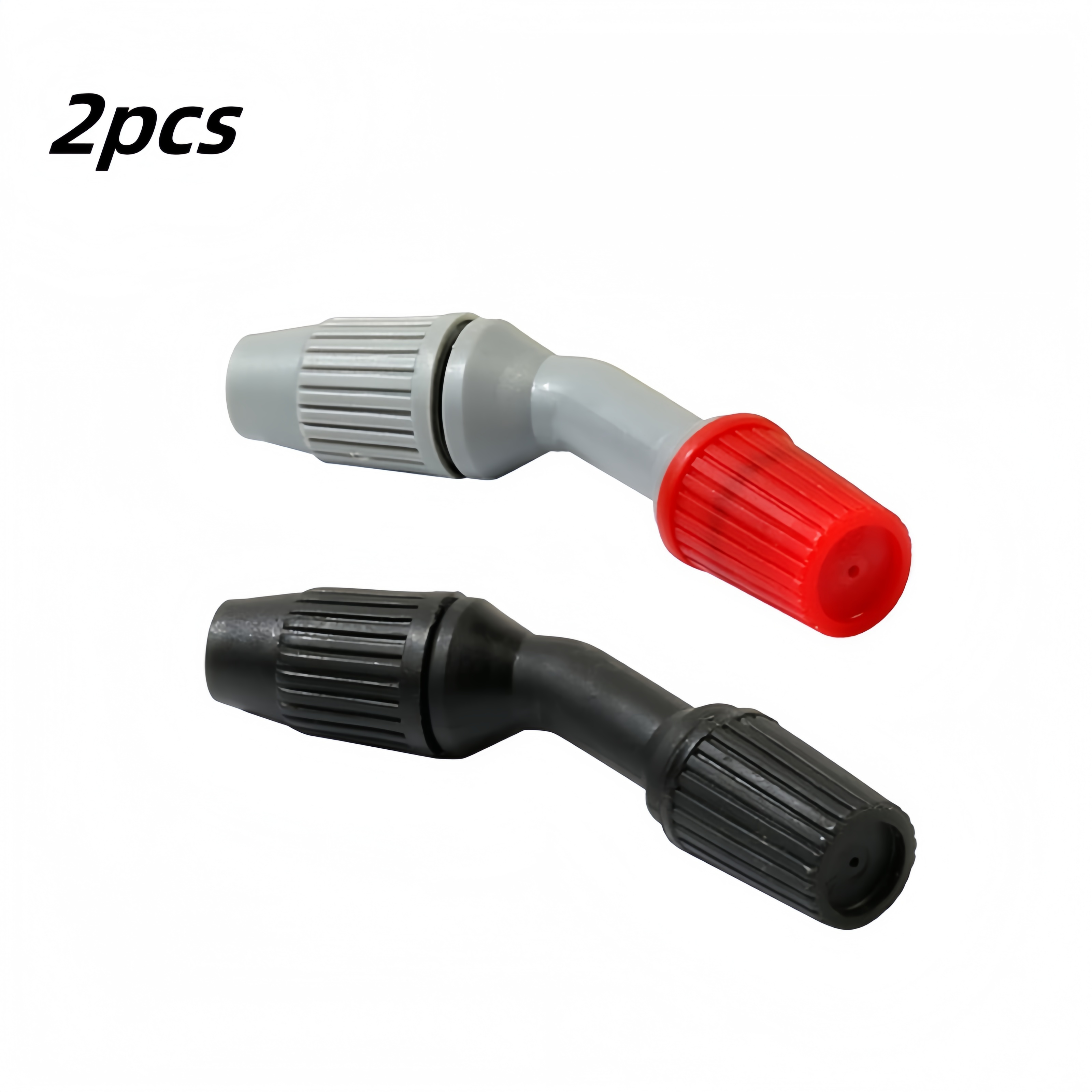 2pcs Color-mixing Plastic Adjustable Nozzle Sprayer Nozzle Cone-shaped Standard Nozzle Sprayer Accessories Glass Fiber Nozzle.