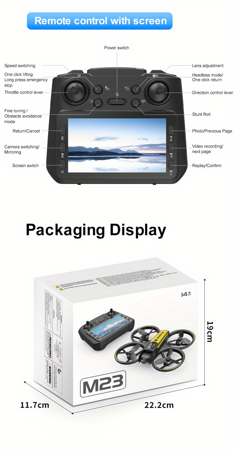 4K HD GPS Drone with Brushless Motor, Long Flight Time, Foldable FPV Quadcopter, GPS Auto-Return Home & Obstacle Avoidance, Optical Flow Positioning, Portable Drone with Large, Includes 2 Batteries - Ideal for Aerial Photography, Videography, Mapping, Surveying - Perfect Birthday/Holiday Gift for Adults & Teens, High Quality Drone