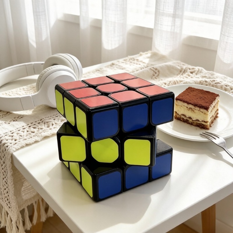 keychain cube puzzle sold on Temu United States