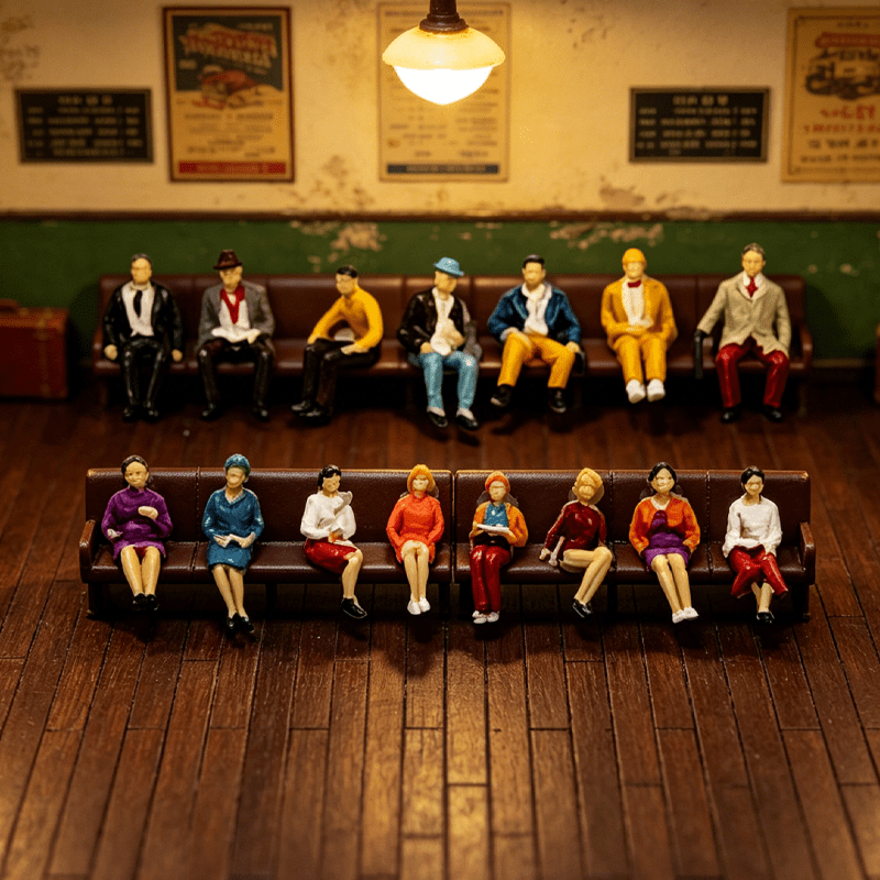 18pcs Scene Model Kit - Character Models
