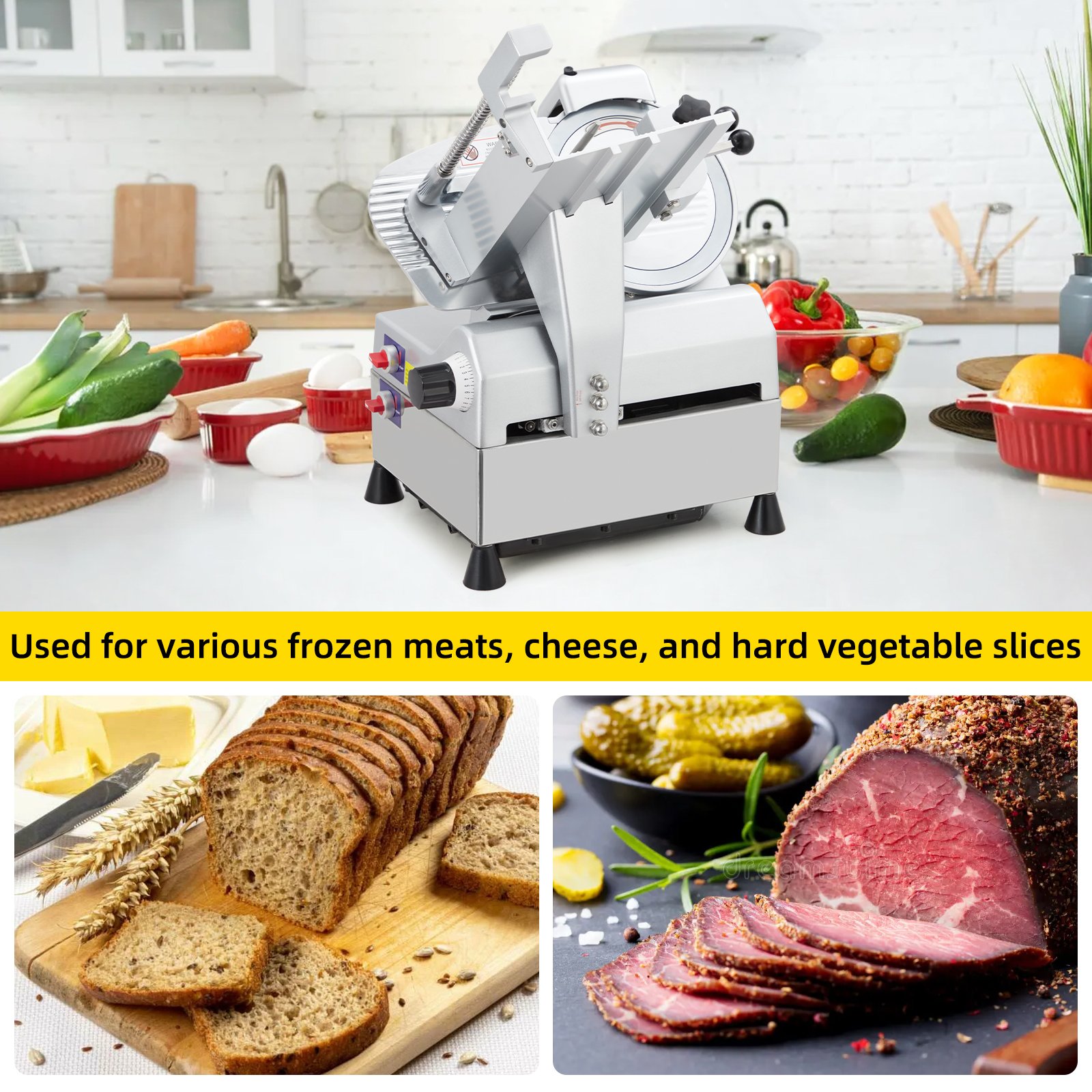 Automatic Meat Slicer Commercial Deli Slicer 10