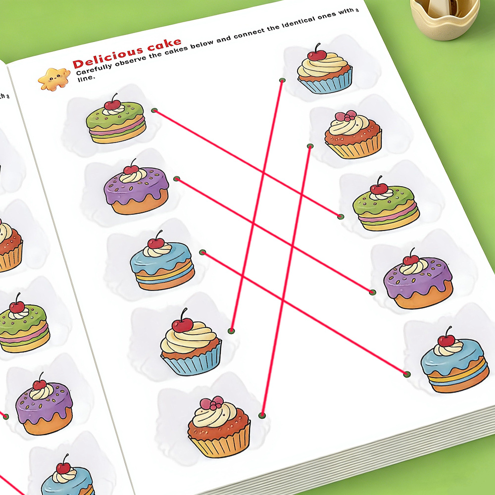 Find The Same Matching Activity Early Learning Workbook