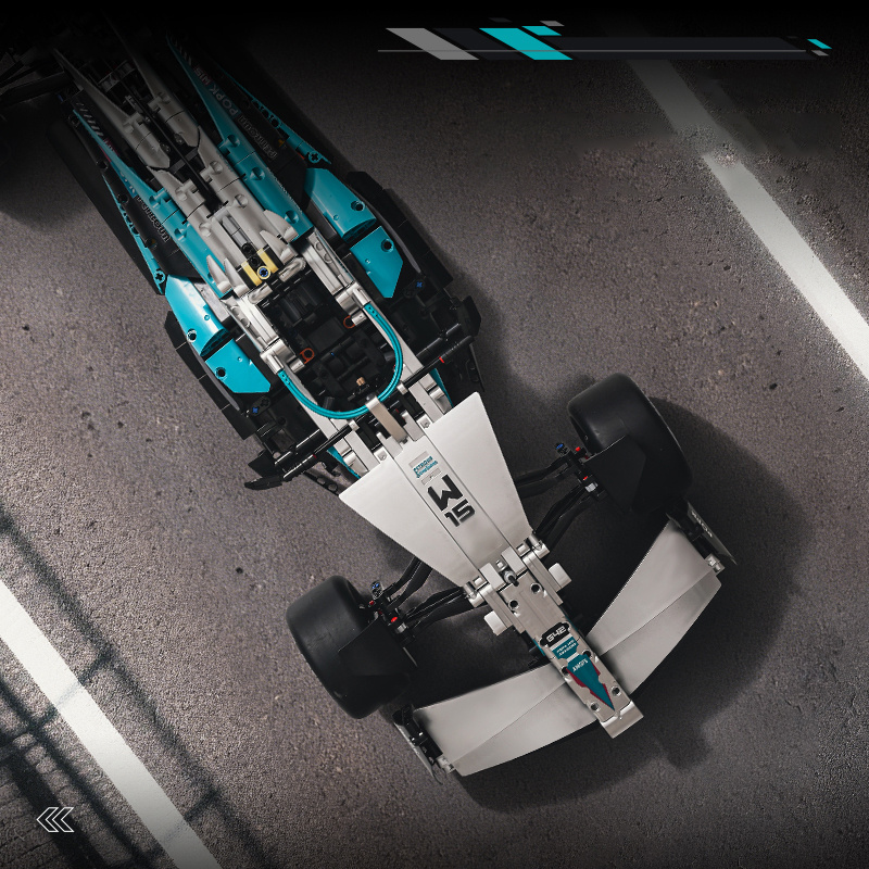 1936pcs Racing Car Building Set, 1:8 Scale Collectible Set for Adults, Collect souvenirs, assemble building block models for sports cars, Christmas/ Birthday Gifts