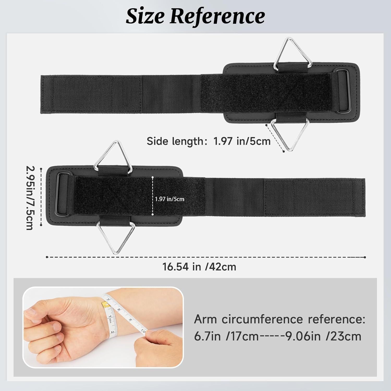 Polsbanden met D-ring,