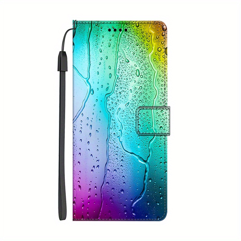 TEMU Phone Case: Cool Colorful Pu Magnetic Flip Wallet Case With D Holder Stand For Galaxy A42 A41 A40 A36 A35 A34 A33 A32 A31 A30 A26 A25 A23 A22