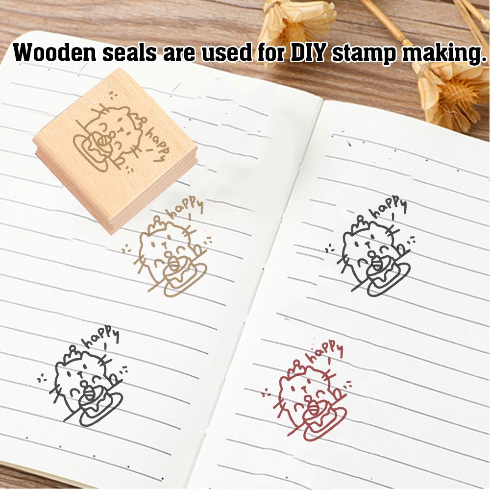 Wood Stamp for Journals and DIY Craft