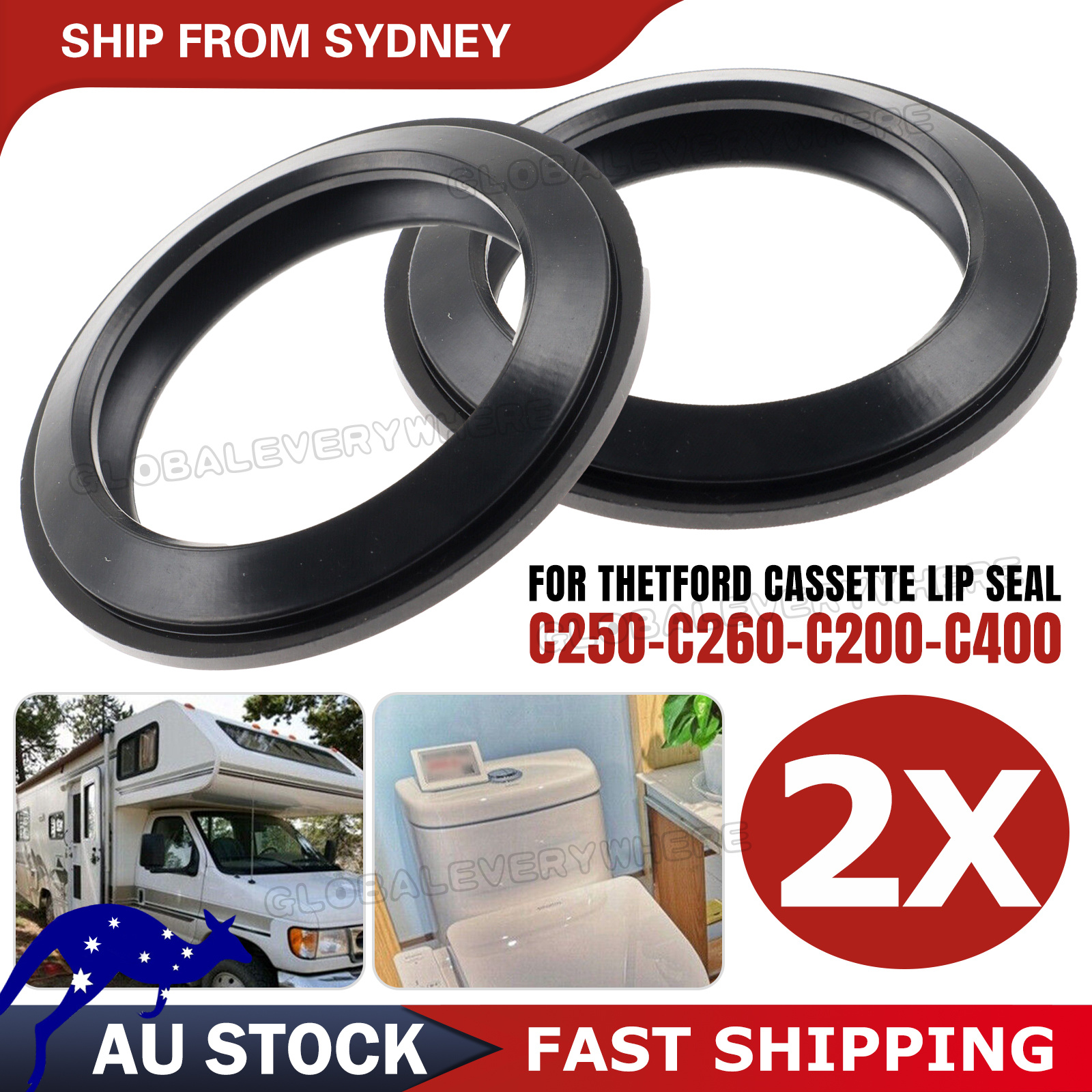 TEMU 2pcs Au New For Cassette C250-c260-- | Toilet 23721