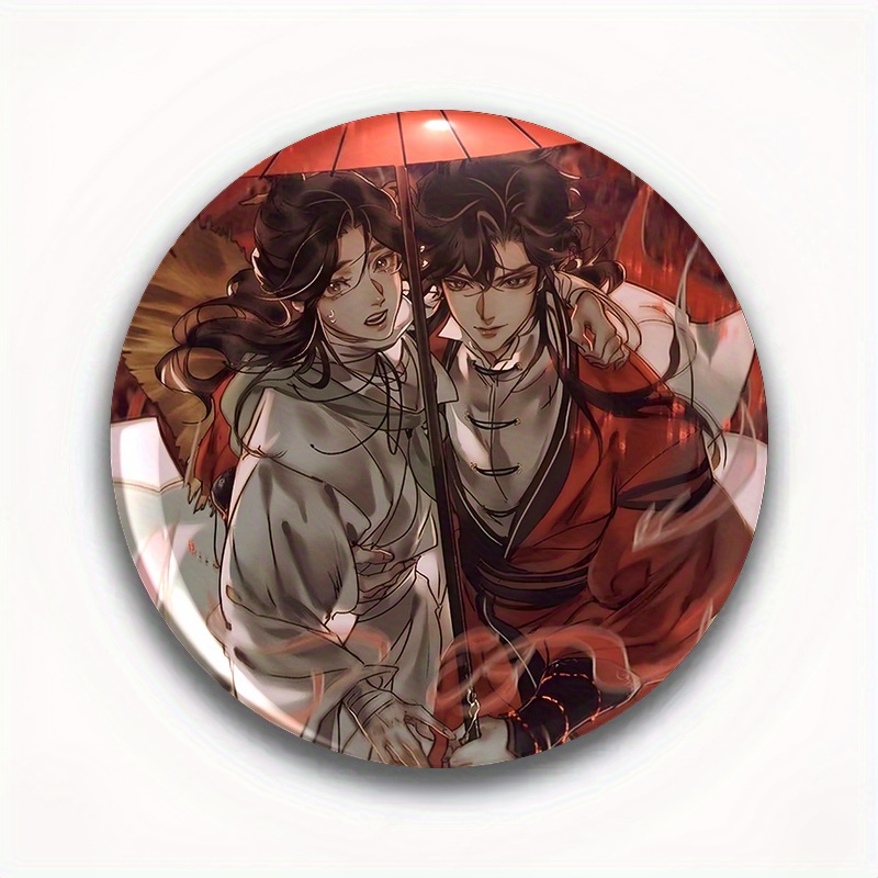 TEMU 2025 Newest Anime Cartoon Fashion Brooch Unisex Round Badge Pin - Fun Gifts & Ideas For , ,