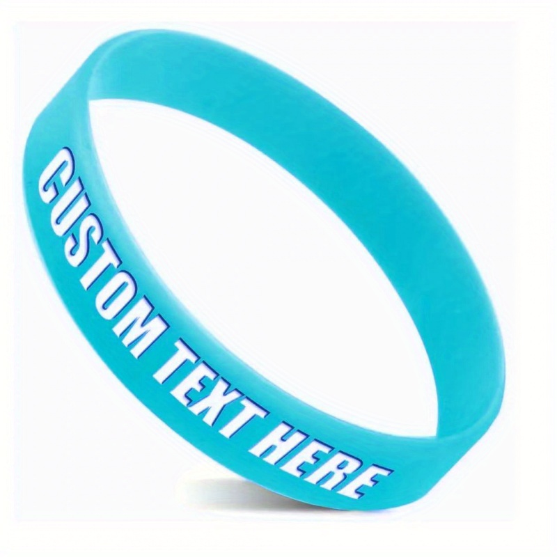 77pcs Custom Silicone Bracelets, Gift for Her