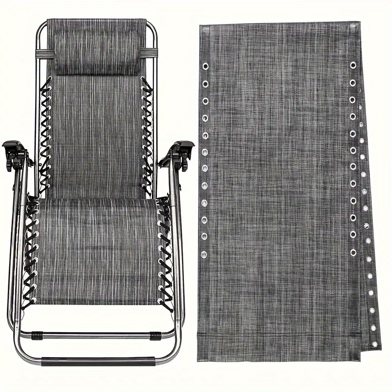zero gravity chair replacement fabric kit 200kg   mesh with 4 bungee cords repair kit universal anti gravity lounger cover for patio lounge chair beach sunbed lawn furniture replacement kit Product details 0