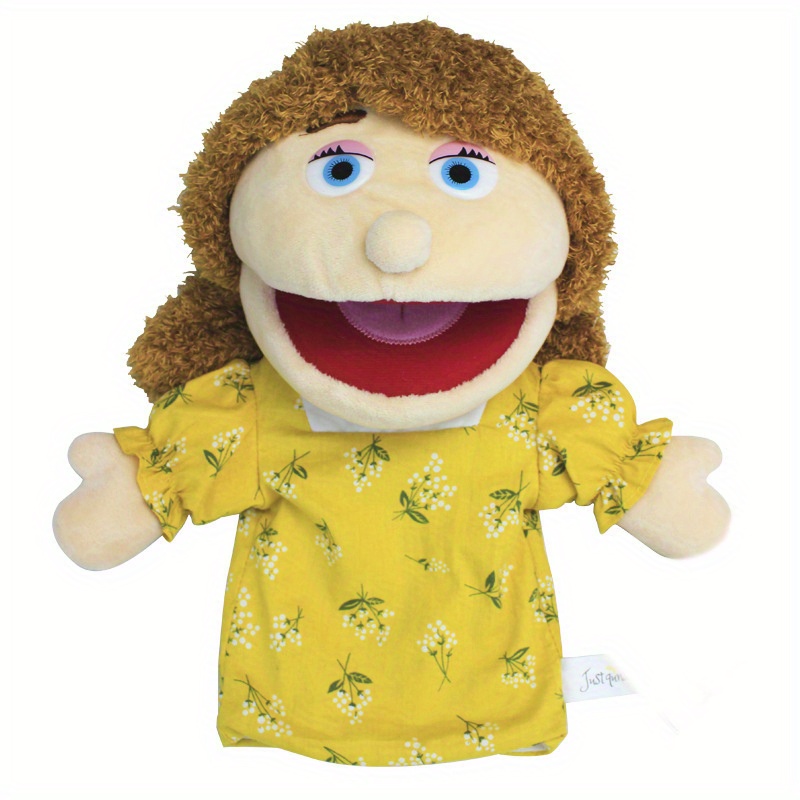 2pcs Happy Family Hand Puppet Plush Toy Rich Characters for Storytelling Fun