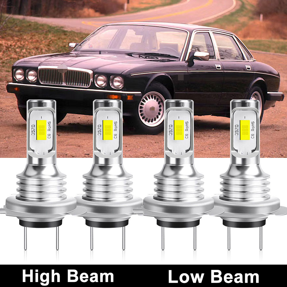 

4pcs Super Led Headlight Bulbs Kit, 6500k 4000lm, Aluminum H7 Low For Kia 2014-2019, 12v Led Lights, No Battery Required