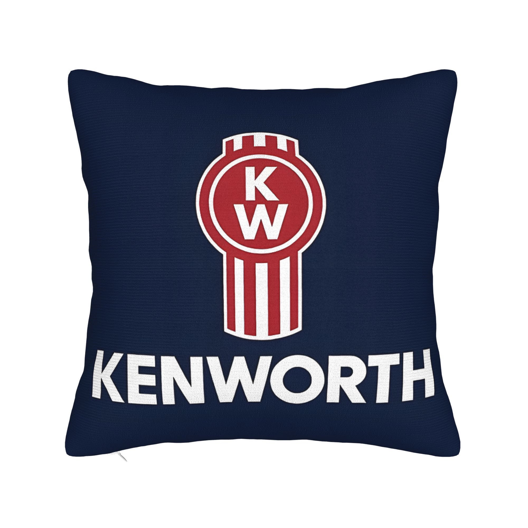 

1pc Logo Decorative Throw Pillow Cover, Style, Polyester, Machine Washable, Zipper Closure, Woven, With Pillow Insert Not Included For Home Decor