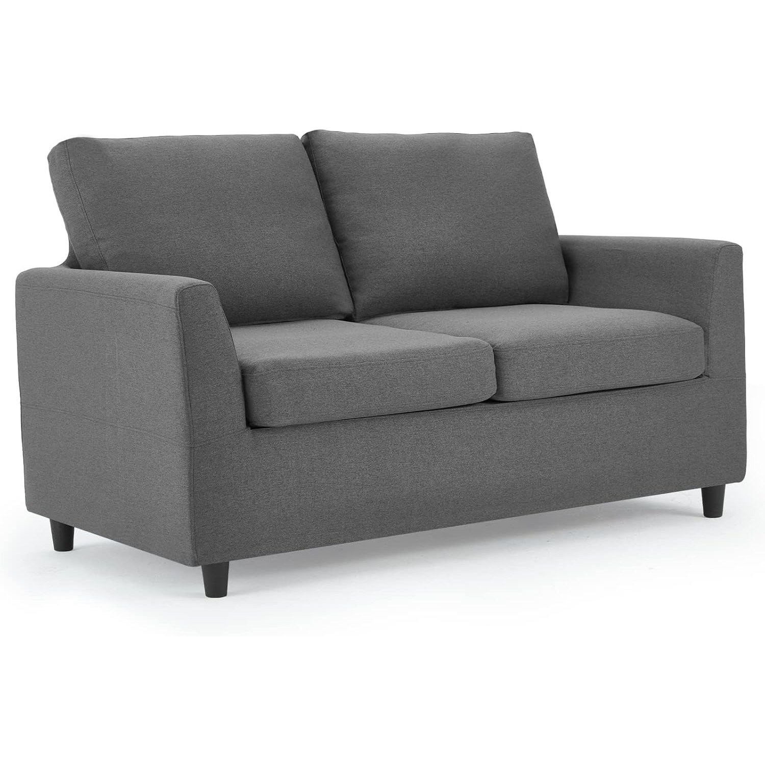 Tweezitsbank, Afneembare en Wasbare Bankhoes, Compacte Tweezitsbank, Dubbele Bank, Perfect voor Moderne Woonkamers