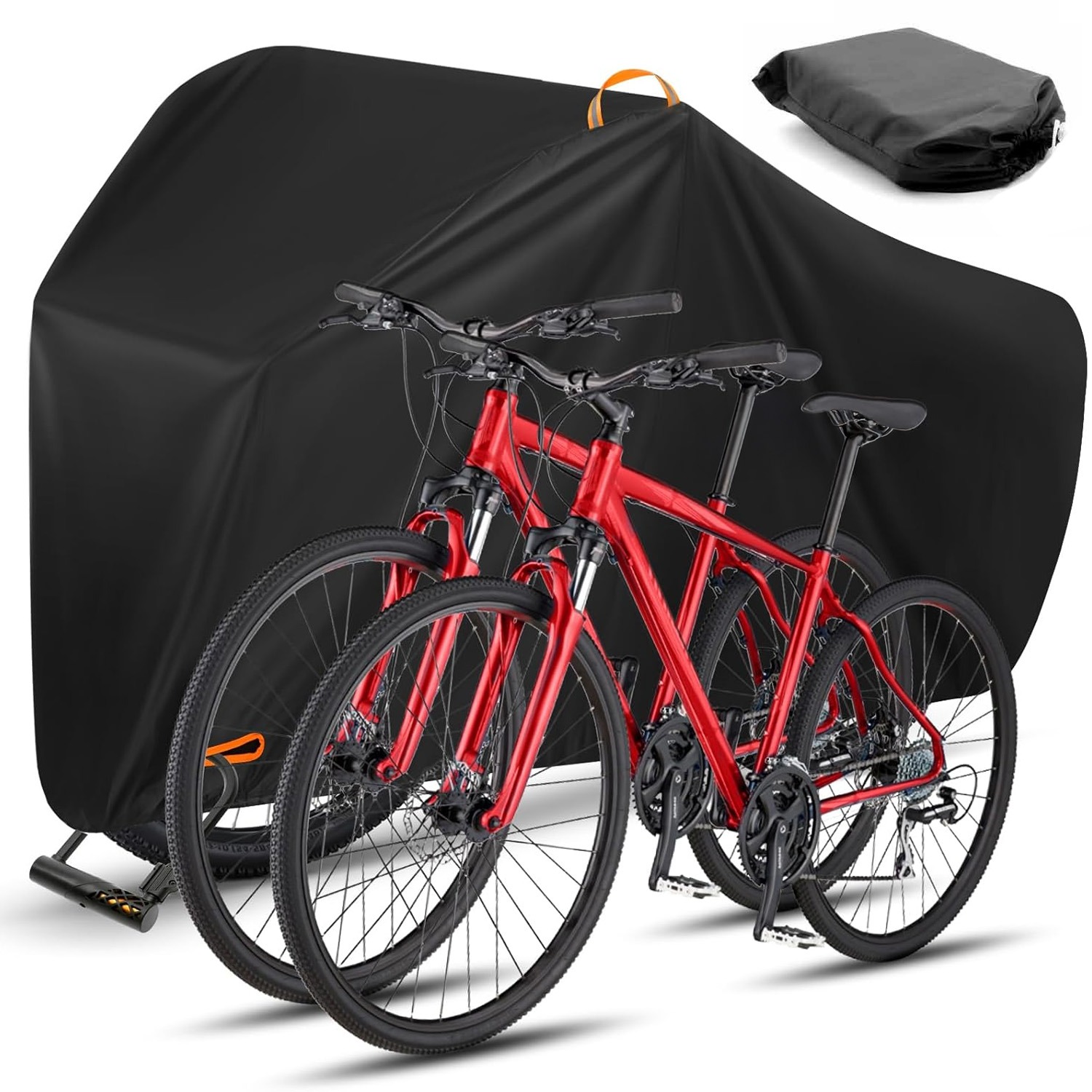 Bicycle Cover, Multifunctional Design - 3 Adjustable Buckles And Drawstring, Usable , Suitable For Mountain Bikes, Racing Bikes And E-bikes