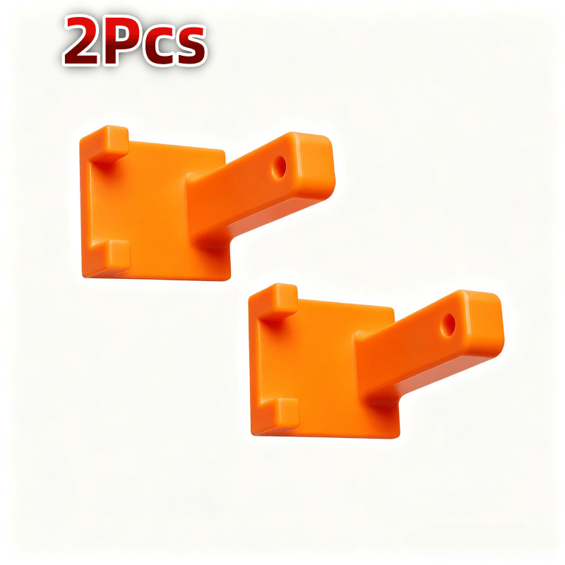 TEMU 2pcs 3d Printed 18mm Shelf Drilling Jig, Fits 3.5mm Hole For 5mm Euro Screws, Accurate Boring Template For Cabinet Shelf, Woodworking