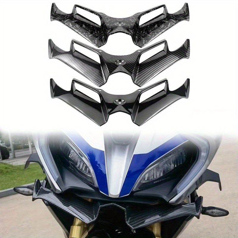 Motor Motorcycle Universal Side Fairing Winglets Fixed Wing Spoiler ...