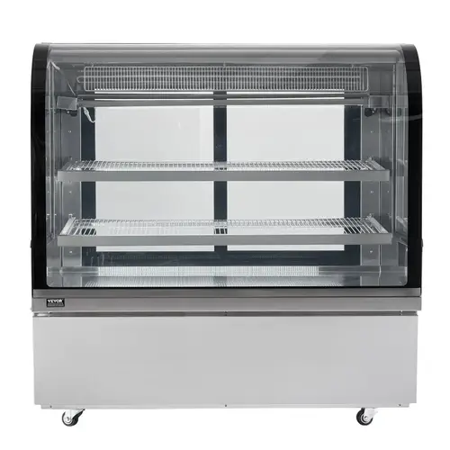 refrigerated display case bakery display fridge case 18 cu ft 505l 2 tier