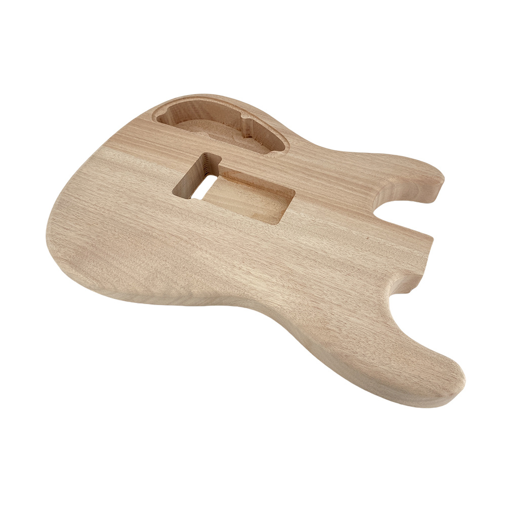 Electric Guitar Body for ST style Guitar Accessory DIY Guitar Body Unfinished Mahogany, Guitar Repair Part, Instrument Customization, Vintage Electric Guitar, Standard Guitar Shape, Unfinished Wood, Durable Mahogany, Replacement Guitar, Musicians Diy
