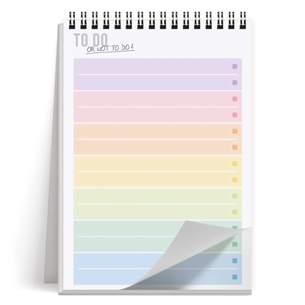 TEMU 1pc A Spiral-bound Daily Planner Notebook, Designed For Organizing Tasks, Agendas, And Notes For Work And Personal Use - A Colorful Notepad For