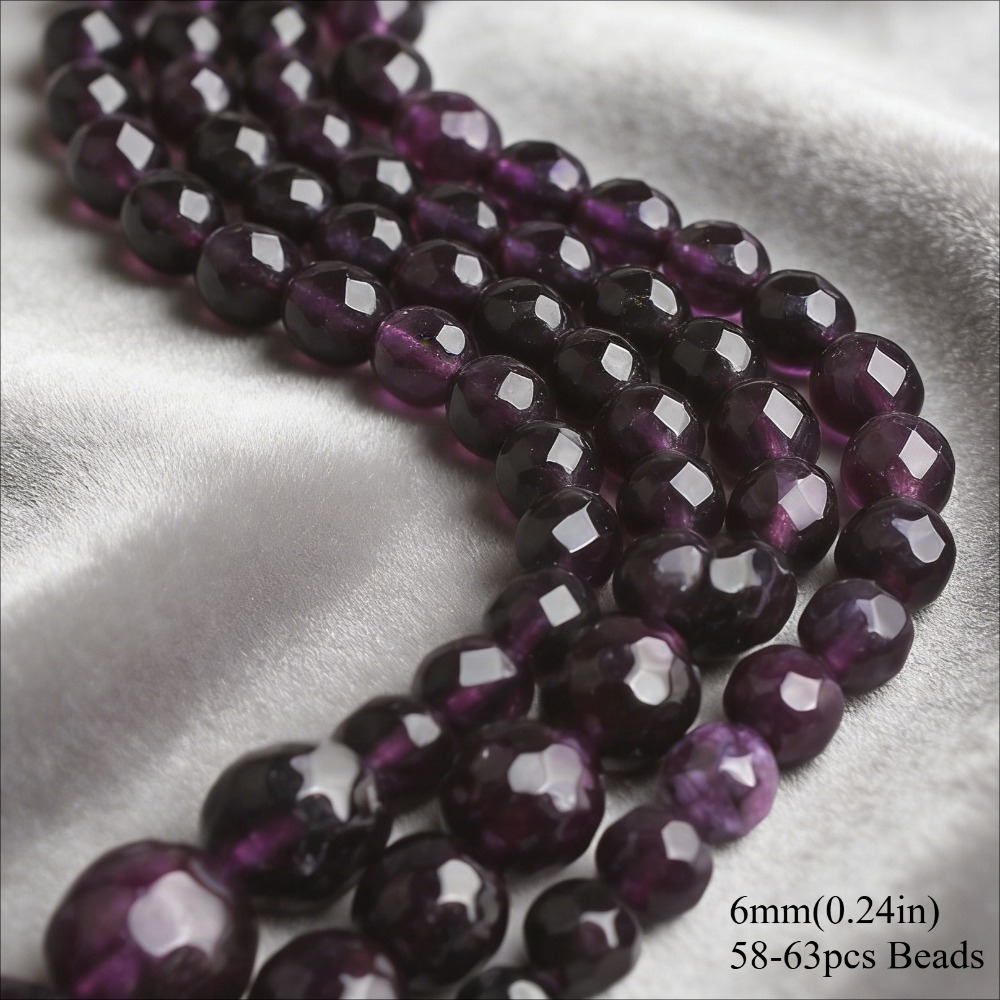 TEMU AA Piedra Natural Facetada de Calidad, Hermosas Cuentas Espaciadoras Sueltas para Fabricación de Joyas, Elegantes Pulseras, Collares, Aretes,