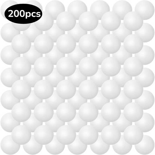 200pcs table tennis balls bulk multi colored 40mm plastic balls for carnival pool games party decoration pet toy washable reusable fun supplies