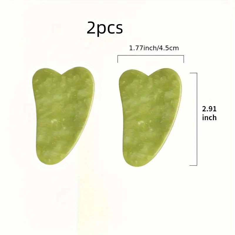 TEMU 2pcs Facial Care Tools, Natural Jade Facial And , Beauty Tools Gifts