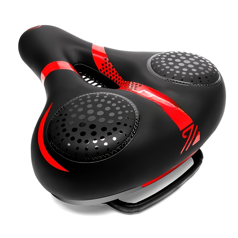 Bicycle Seat Cushion, Extra Wide And Thick, Shock-absorbing Ergonomic Bike Seat, Road And Mountain Bike Additions