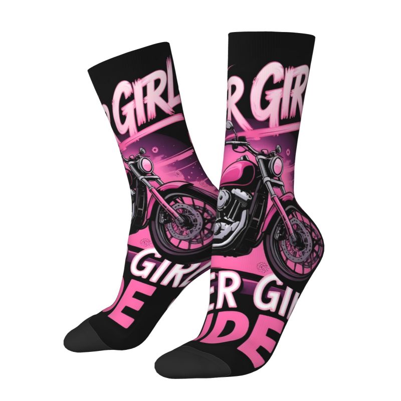 TEMU : 3d Motorcycle Print Men's Socks