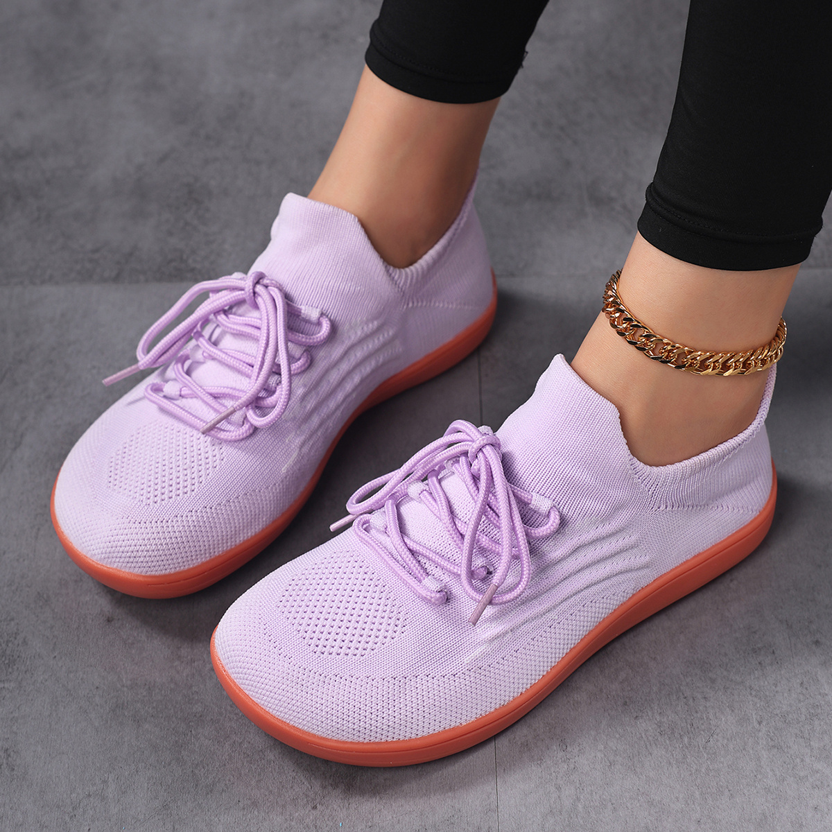 Women's Plus-Size Wide-Toe Running Sneakers for Comfort