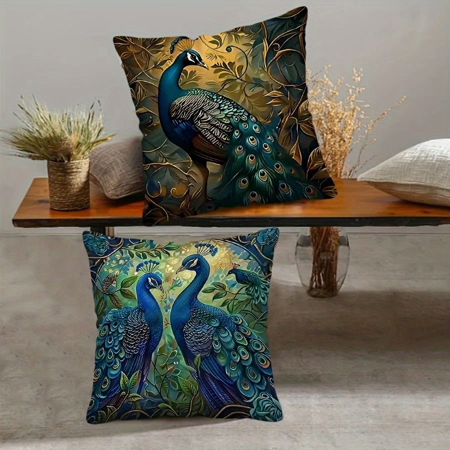 4pcs vibrant   plush pillow covers double sided   zipper closure machine washable polyester ideal for daily use special occasions like valentines mothers day   halloween thanksgiving christmas decorative pillows Product details 7