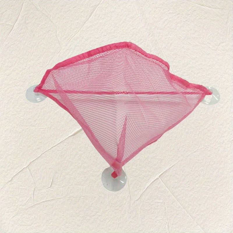 bathroom suction cup storage net bag shower toy hanging pouch wall mounted   organizer for   scenes living room bedroom kitchen bathroom organization   holder spacesaving design compact organizer lightweight Product details 5
