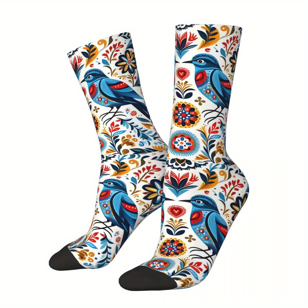 

1 Pair Of Printed Scandinavian 2 Novelty Socks