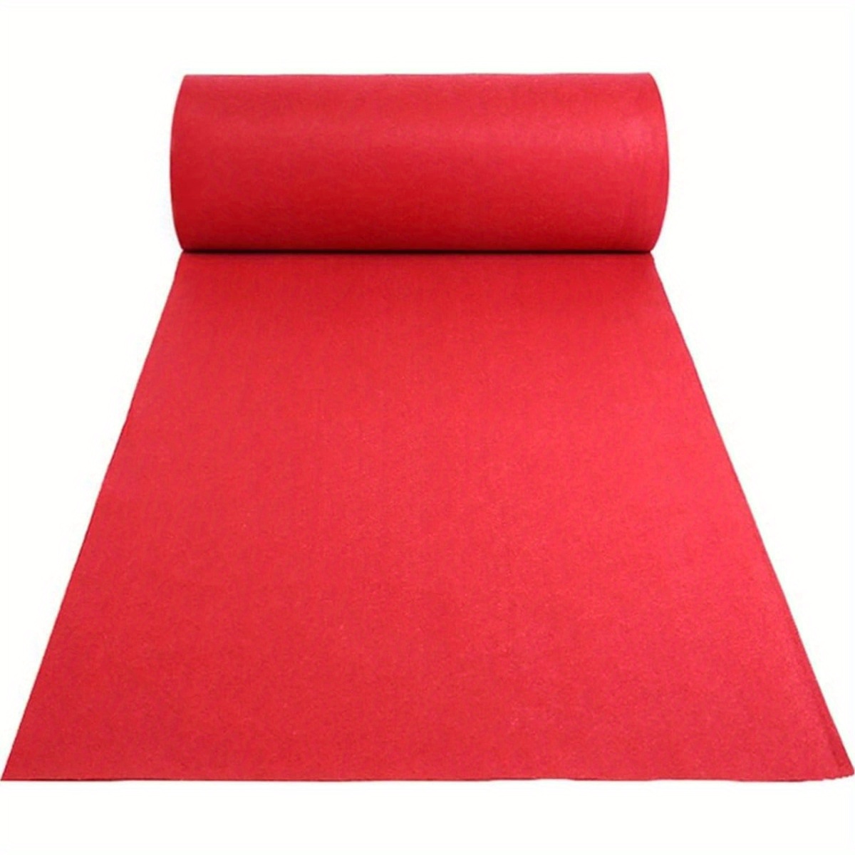 Image of 10m X 1m Red Carpet Runner | Ybaymy Non-slip Wedding And Vip Event Carpet, Polyester Non-woven Fabric, Hand Wash Only