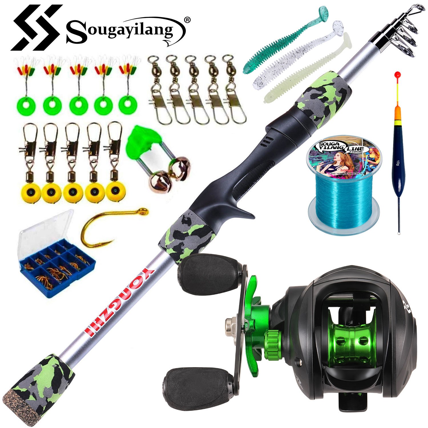 b&m fishing reels Fish-Pole Reel Combo and can hold different promo-25 100pcs size 7/0 Stainless Evict Spinning Reels Model:TSEVTII2500LG