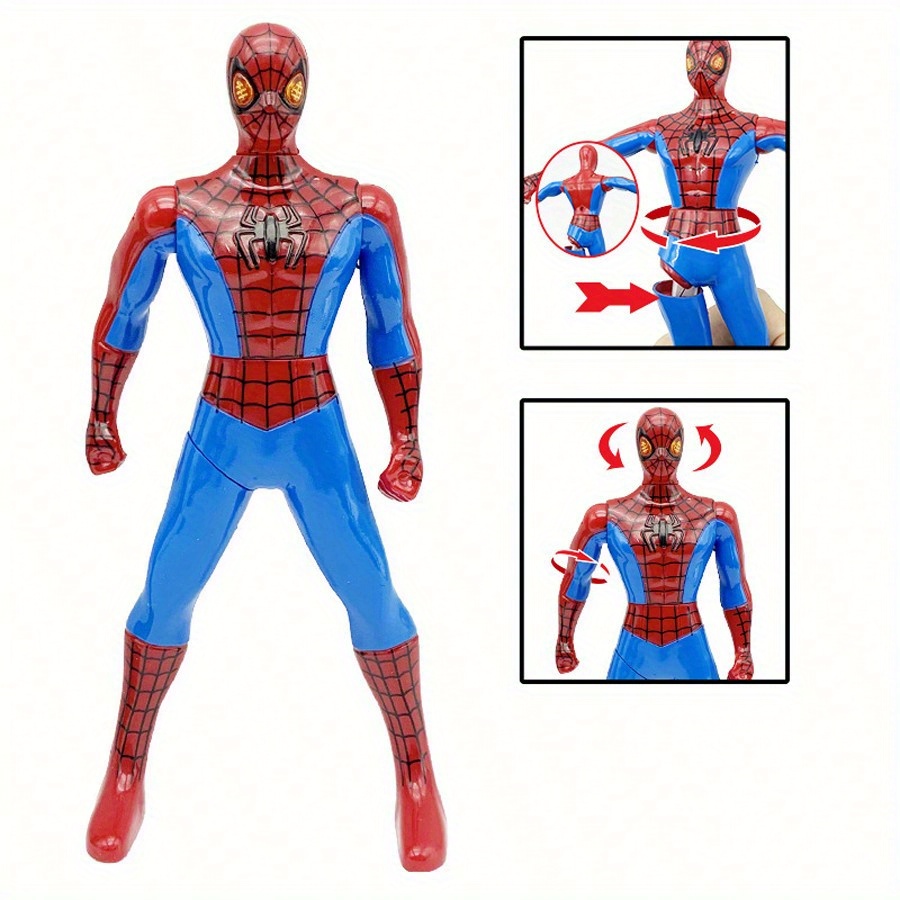 TEMU Action Figures Featuring Iconic Superheroes, Complete With And Leg-press Action. Ideal For Collectors And An Holiday Present!