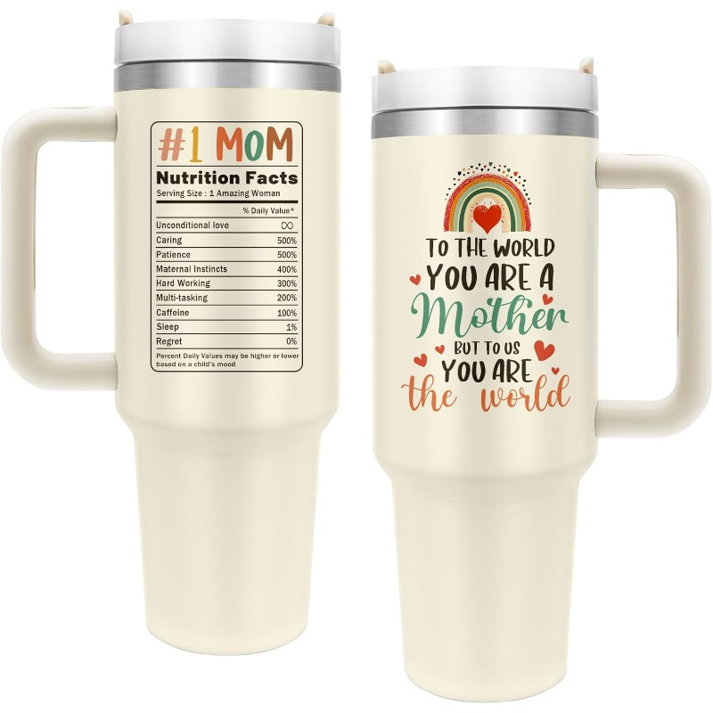 

Christmas Birthday Gifts For Mom, Mom Birthday Gifts, Mom Gifts , Gifts For Mom, Mom Gifts For Birthday, Christmas, Mom Cup (40 Oz, With Lid And Straw)