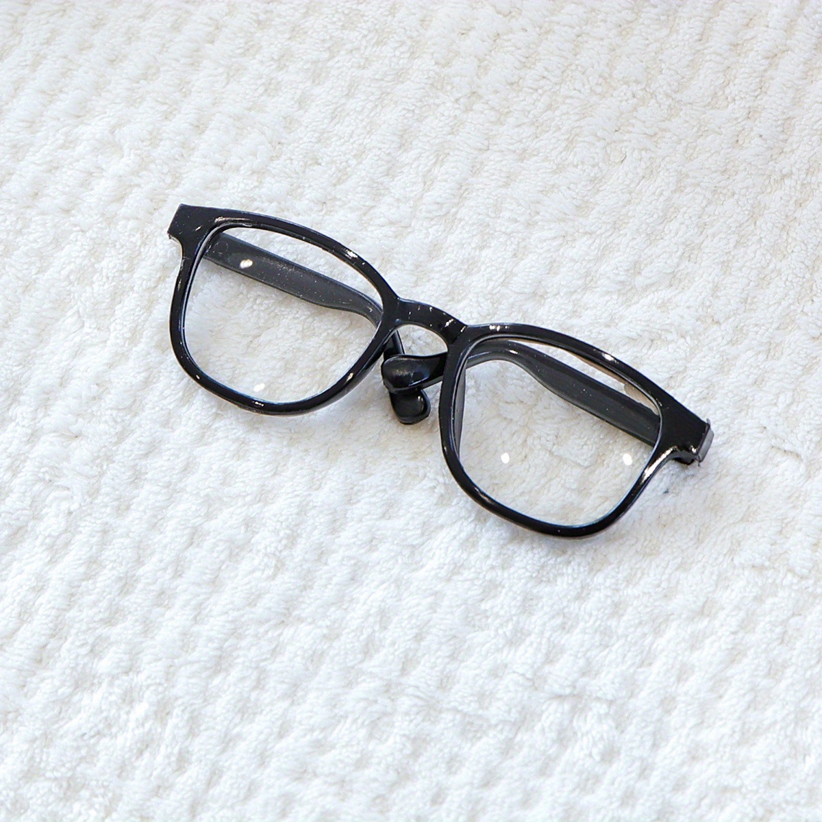 TEMU Lunettes Carrées Style Décontracté et pour Chiens et Chats de Petite Taille - Noir