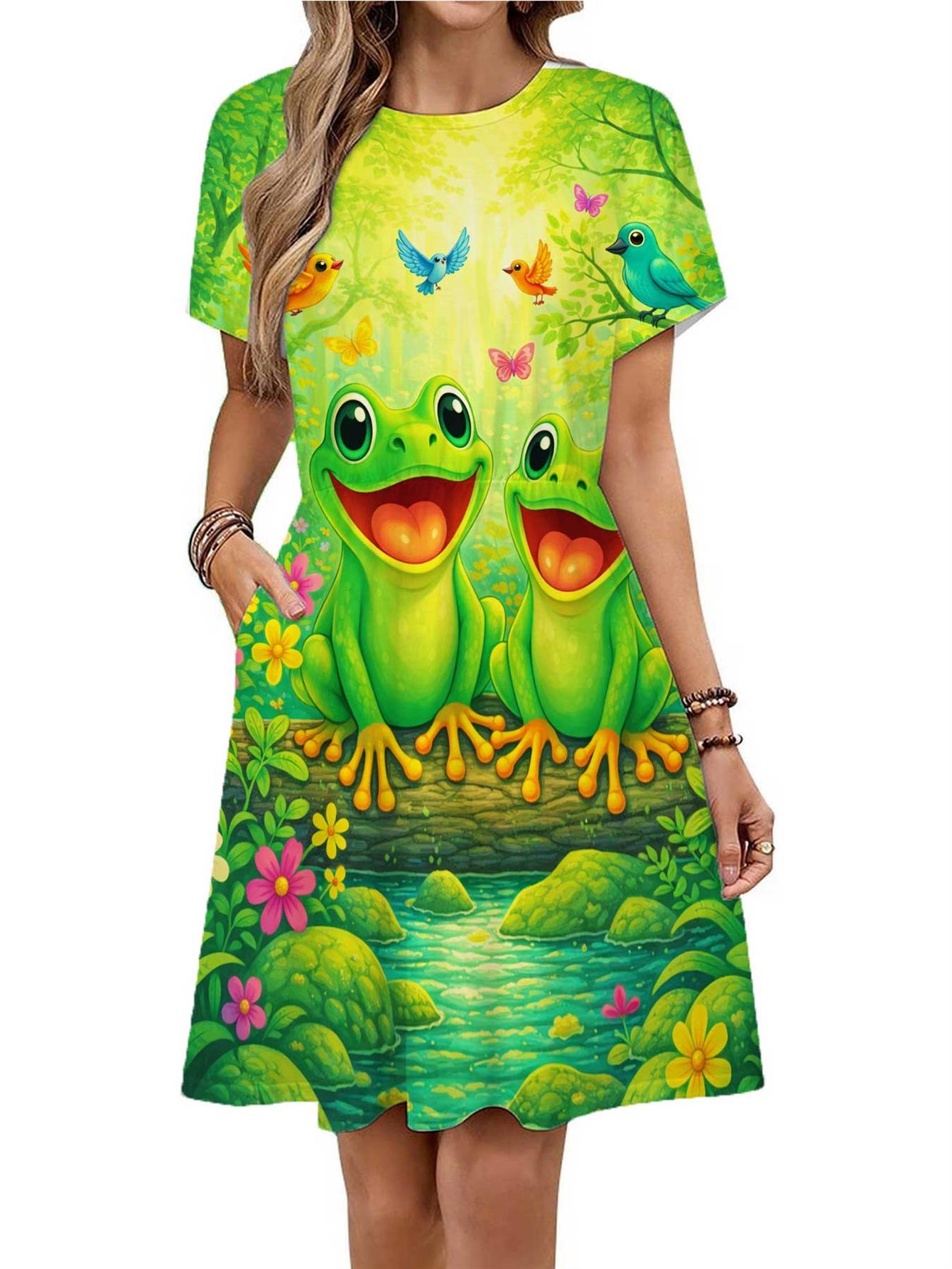 frog dress sold on Temu United States