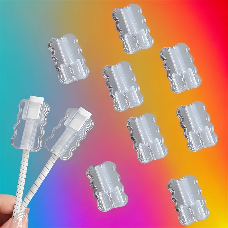 TEMU 10 Cable Protectors - Transparent Cable Protectors Suitable For Iphone, , Usb-c/lightning Ports, Anti- & Scratch-resistant, Drop-proof - Durable