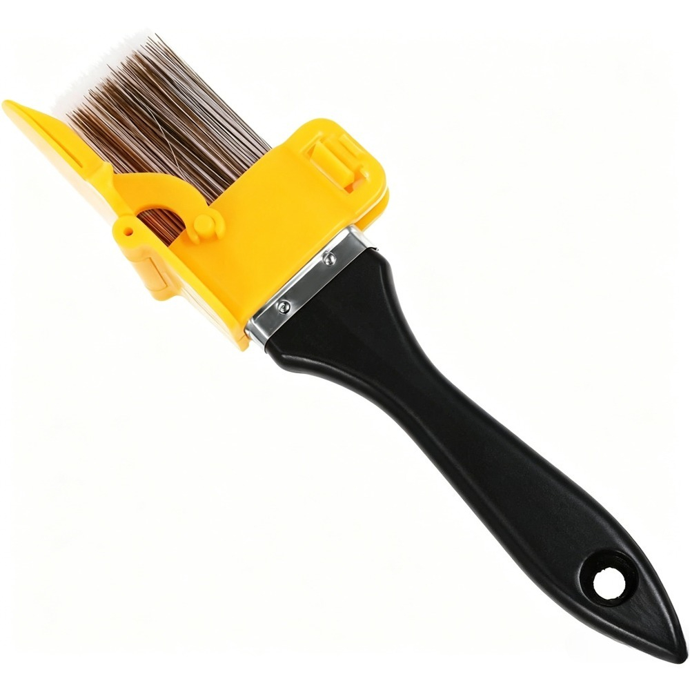 TEMU Ensemble de pinceaux de peinture avec guide de séparation des couleurs, manche en plastique durable, outil de peinture polyvalent pour bricolage