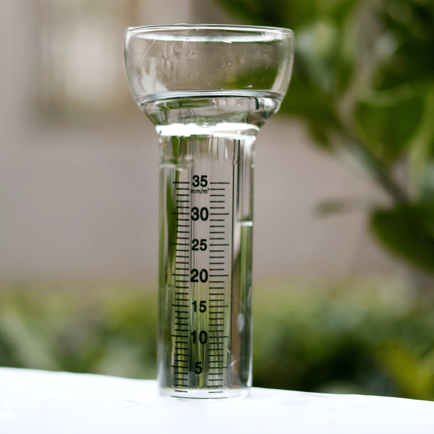 1pc High Borosilicate Gauge, High Easy-to-read Scale (mm/m²) For Precise Outdoor Measurement, Tube Rain Gauge, Ideal For Precise Measurement Of Garden And Yard