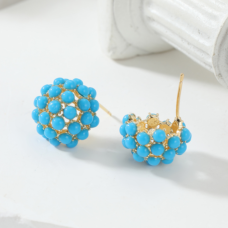 Women's Vintage Ethnic Style Flower Shape Earrings