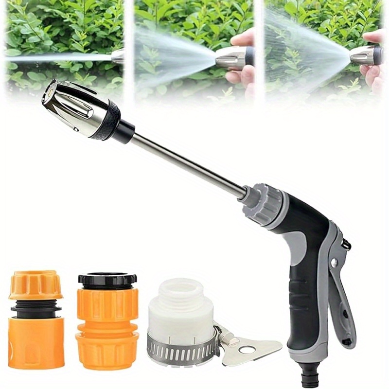 2025 New Waterblitz Pressure Washer, Waterblitz Pressure Water Washer, With 360° Rotating For 3 Spray Water (water Washer+3pcs Connector)
