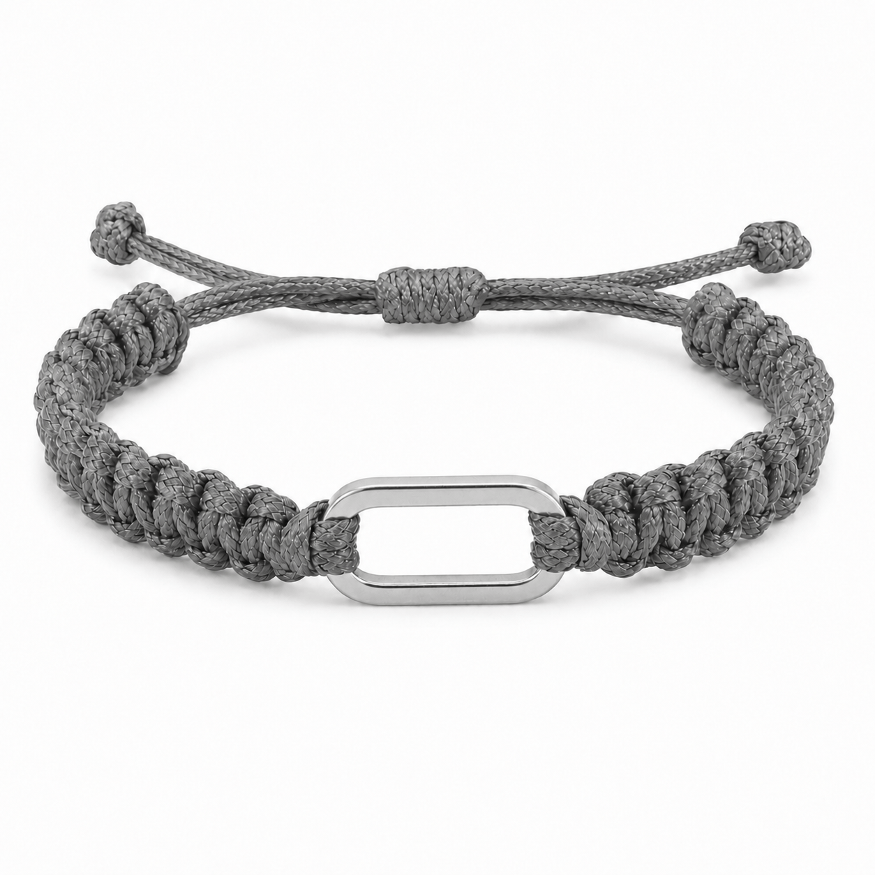 Personalized Two Name Oval Link Bracelet, Adjustable Wristband