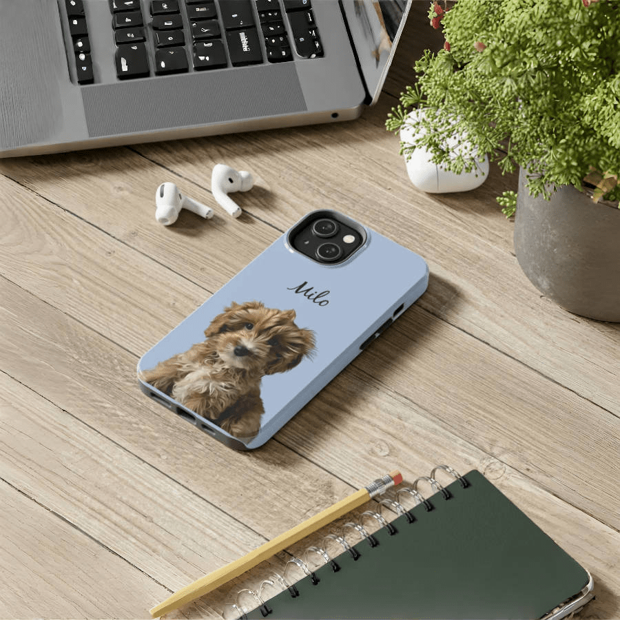 TEMU Phone Case - 1 Custom Case, Dog Phone Case, Custom Phone Case, Custom Cat Phone Case, Picture Phone Case, Pet , Personalized Phone Case