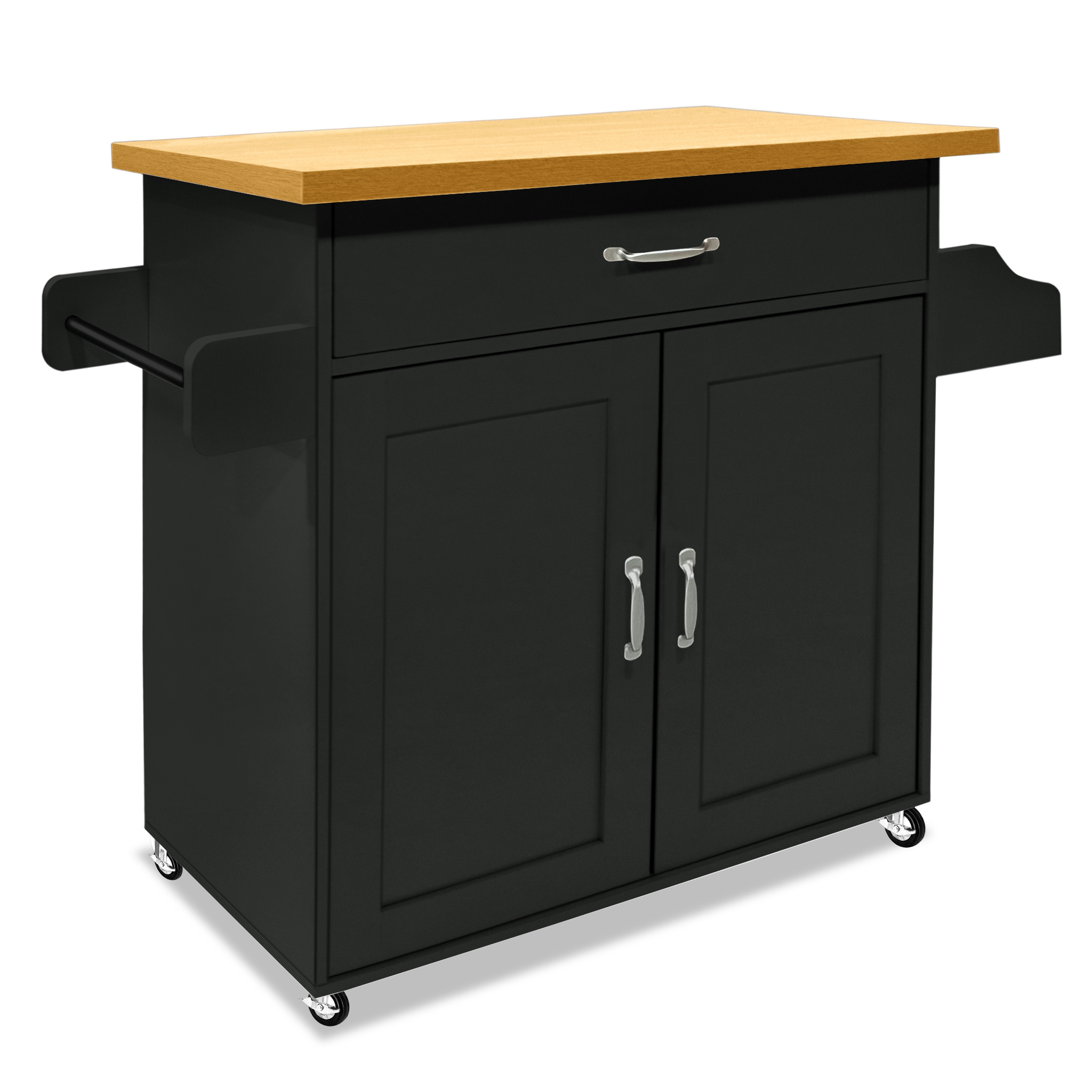 Mobile Storage Cabinet, Practical Handcart, Mobile Storage Island, Suitable For Living Room, Bedroom, Kitchen