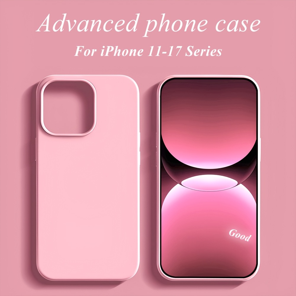 Phone Case: Luxury Natural Color Premium Phone Case, Suitable for iPhone 11/12/13/15/16/17 Pro Max, Compatible with Apple 14/15/16 Plus/17 Pro Max/17 Air/17 Pro/17, Simple Anti-Drop Phone Accessory