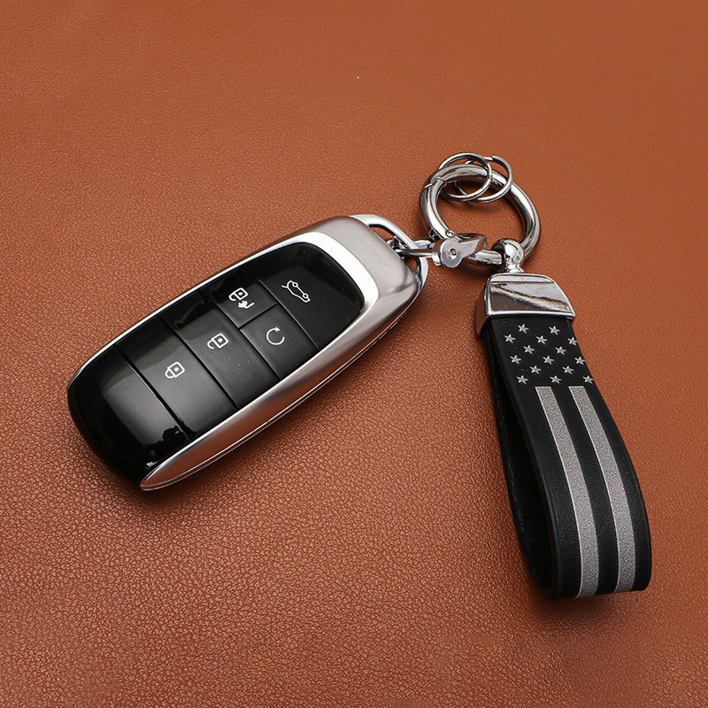 TEMU Car Key Chain American Usa Flag Christmas Decoration