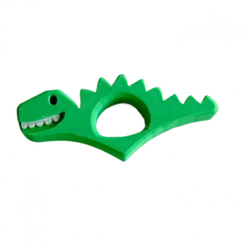 TEMU Marcapáginas de Dinosaurio - Diseño de Dinosaurio Verde, Material PP Duradero, Separador de Páginas Portátil, Ideal para Amantes de los Libros,